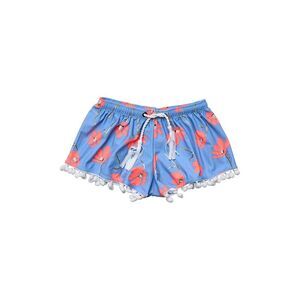 Snapper Rock Girls Beach Bloom Swim Short, Blue